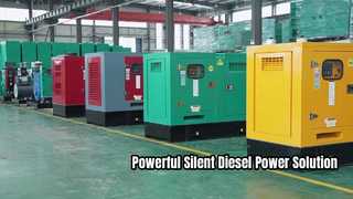 Silent Diesel Generator Powerful Backup Power Solution